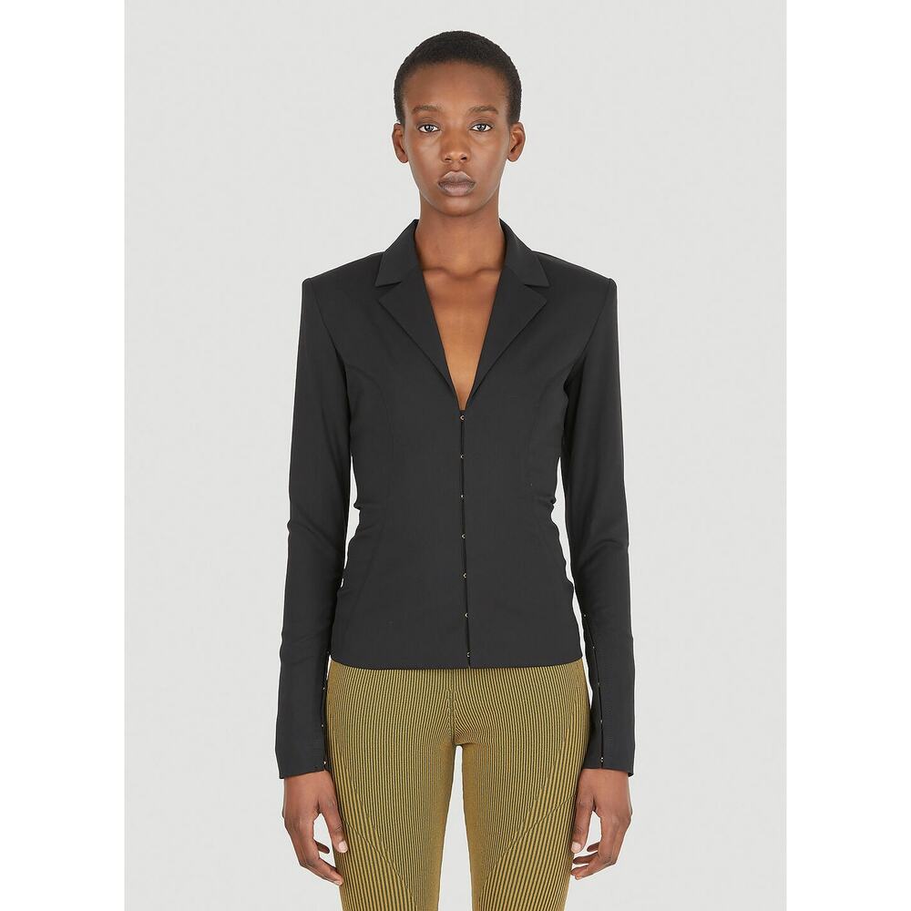 Jacquemus Blazer Small Black La Veste Obiou Jacket EU 38 Wool Blend NWT